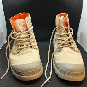 Palladium | pampa puddle tan ankle boots